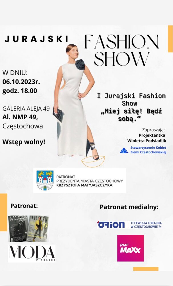 I Jurajski Fashion Show-06.10.2023! Galeria Aleja 49! Zapraszamy!